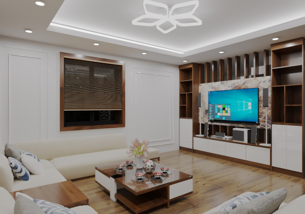 Living Room Scene Sketchup  by Long Minh 2