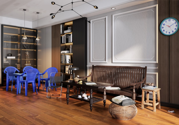 Living Room Scene Sketchup  by Thoai Tran 1