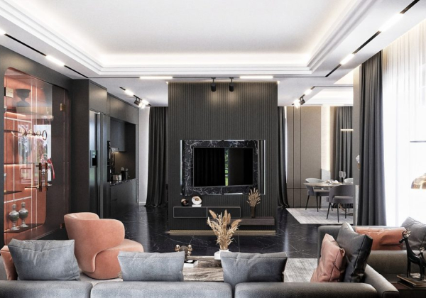 Interior Apartment Scene Sketchup  by Chau Hung 2 scaled