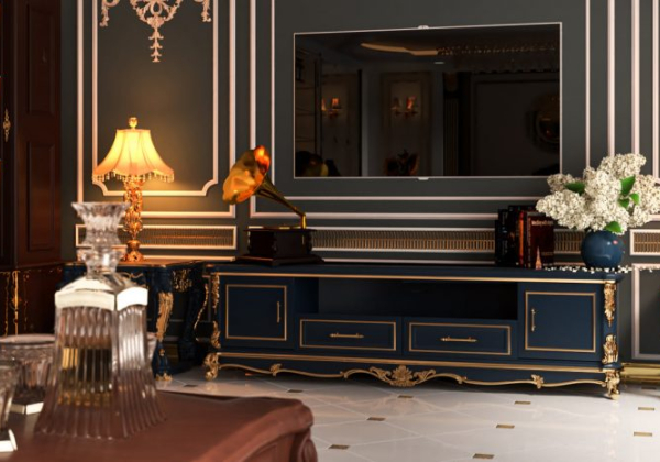 Livingroom Classic Scene Sketchup  by Nguyen Dinh Quoc 1 scaled