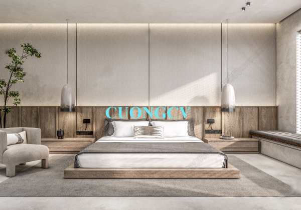 Bedroom Interior Sketchup  by Cuong Covua