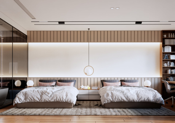 BedRoom Girl Interior Sketchup  by Gi Trap 1