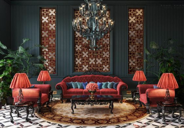 Livingroom Scene Sketchup  by Xuan Khanh