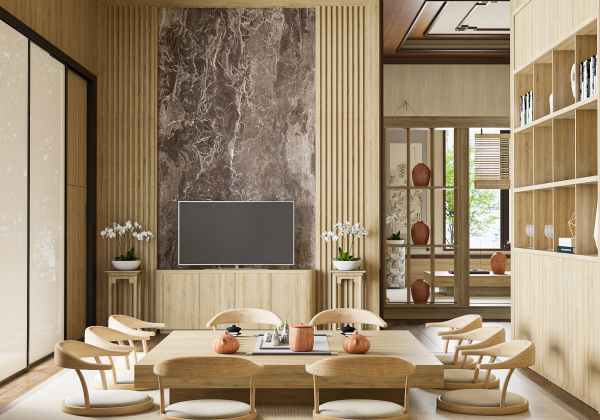 Tea Room Interior Sketchup File