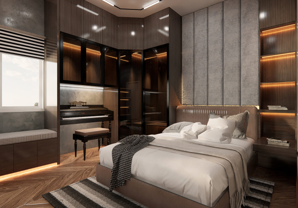 Bedroom Interior Sketchup  by Tran Huy 1
