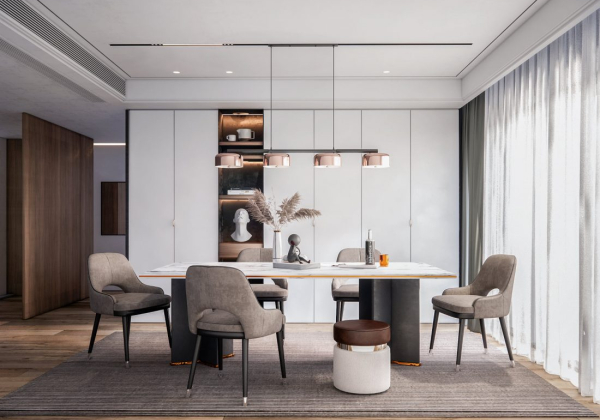 Diningroom Scene Sketchup  by Nguyen Ton scaled