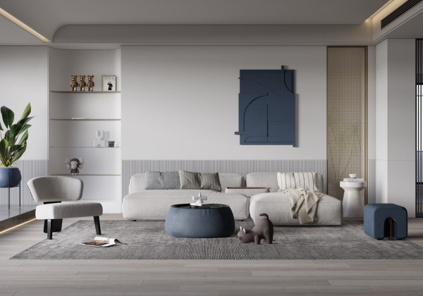Living Room Interior Sketchup  by Dinh Thanh
