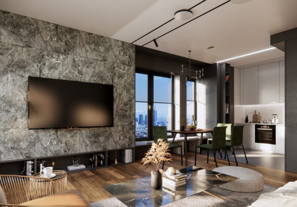 Living Kitchenroom Scene Sketchup  by Thoai Tran 1 scaled