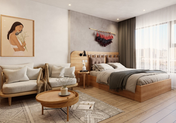Apartment Interior Sketchup  by Huy Ung 1