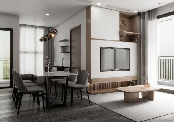 Apartment Interior Sketchup  by Pham Viet Hung 1
