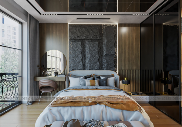 BedRoom Interior Sketchup  by Ngoc Hieu 1