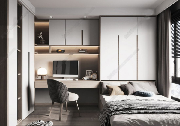 Bedroom Scene Sketchup  by Cuong Covua scaled