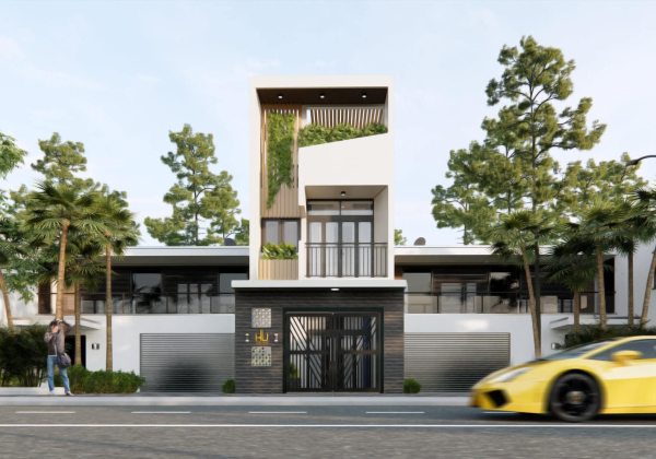 Exterior House Scene Sketchup  by Hung Tran 1 1