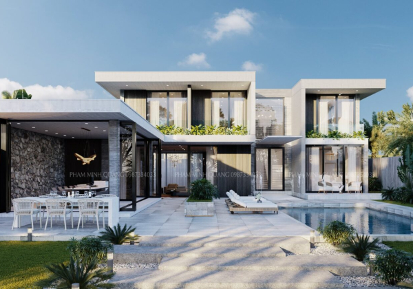 Villa Exterior Sketchup File