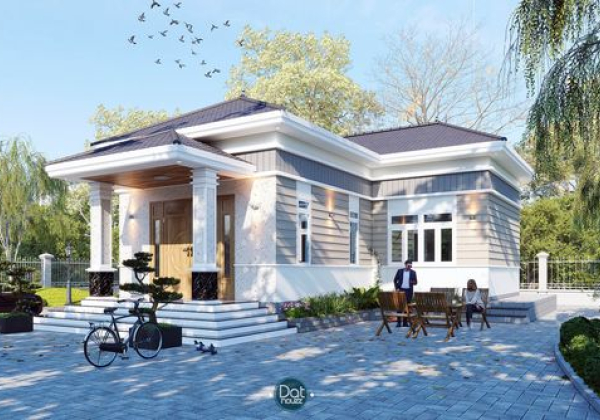 Exterior House Scene Scene Sketchup  by DatHouzz 1