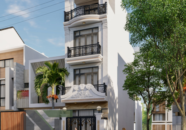 Exterior House Scene Sketchup  by Nguyen Thien 4