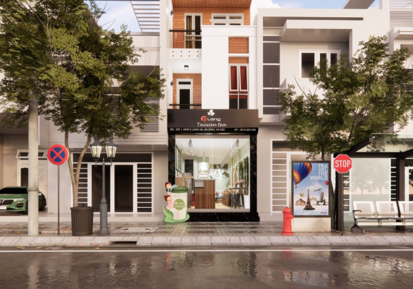 Milk Tea Exterior Sketchup File