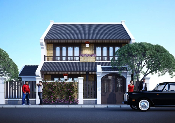 Exterior House Scene Sketchup  by Kts NguyenChiCong