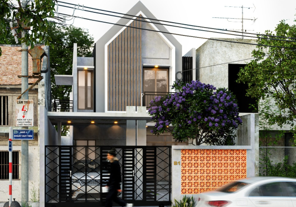 Exterior House Scene Sketchup  by Cao Hoang Nhat Long 1