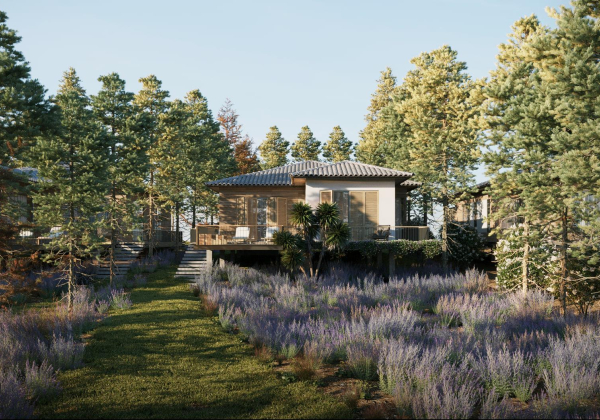 House Exterior Sketchup  by Leo Nguyen 2
