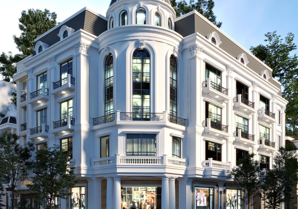 Exterior Office Buildings Scene Sketchup  By Manh Do 1