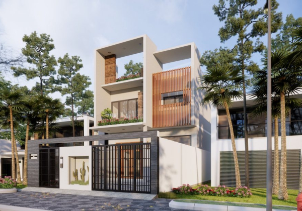 Exterior House Scene Sketchup  By Duong Duong 3 scaled