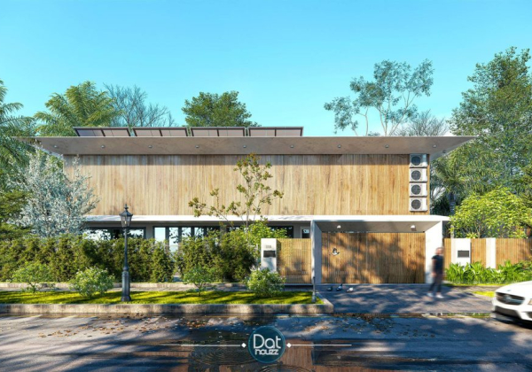 Exterior House Scene Sketchup  by DatHouzz 1 scaled