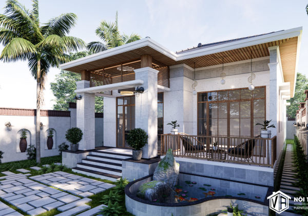 Exterior Villa Sketchup  by Thien Lam 2