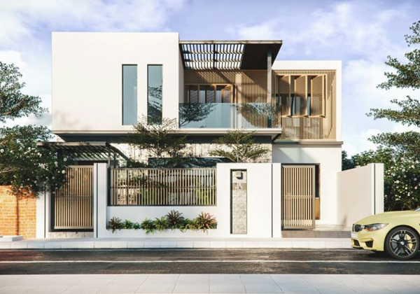 Exterior House Scene Sketchup  by NguyenNghia 1