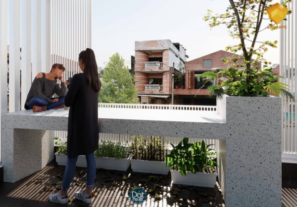 Exterior Balcony Scene Sketchup  by DatHouzz 1 scaled