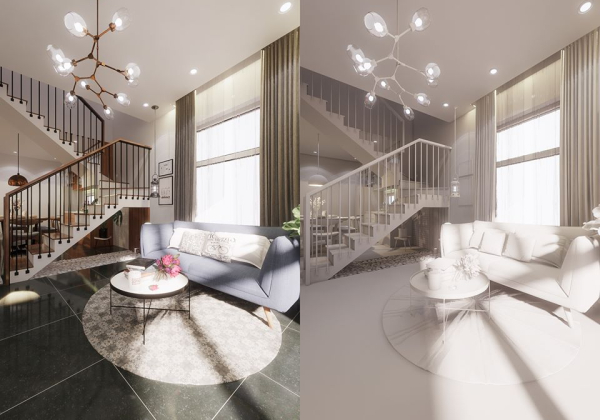 Living Kitchenroom Scene Sketchup  by NamLong 1