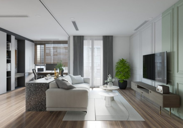 Livingroom Scene Sketchup  by Quoc Anh 1 scaled