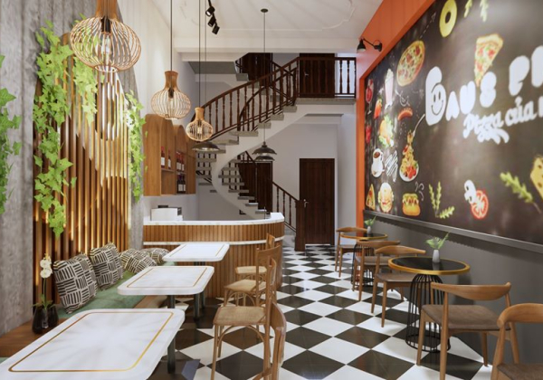 Restaurant Scene Sketchup  by TruongXuan 1