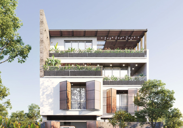 Villa Exterior Sketchup File