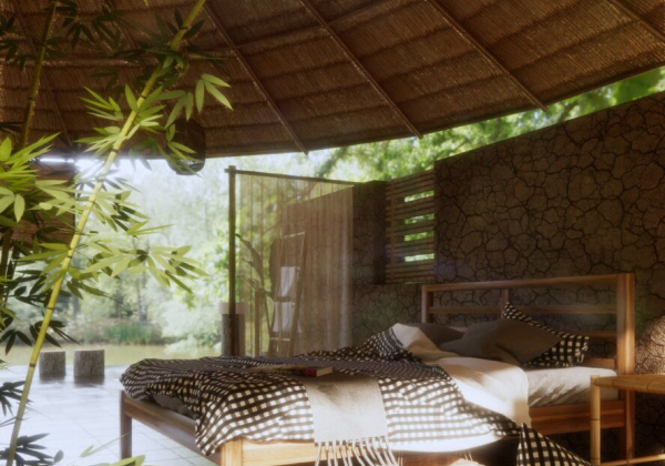 Interior Bamboo Resort Scene Sketchup  by TranMinhLuan 1 scaled