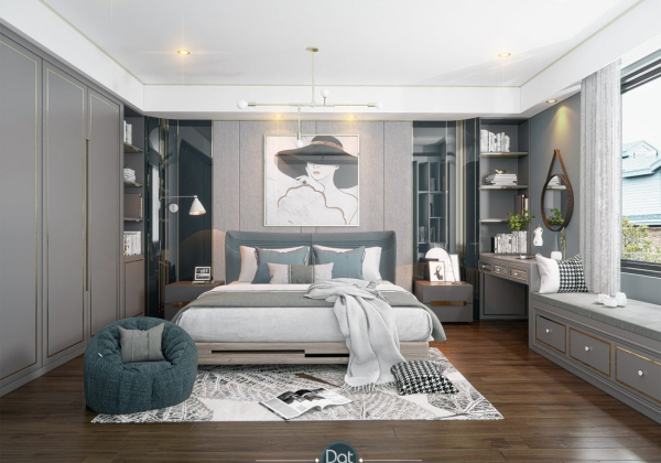 Bed Sketchup  by DatHouzz 1 scaled