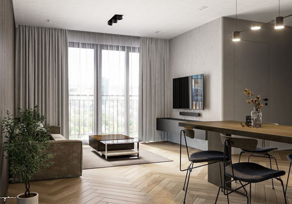 Livingroom Scene Sketchup  by ThanNguyen 1