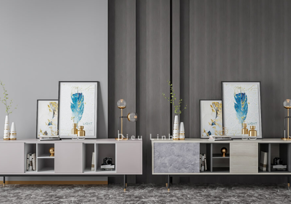 Display cabinet Sketchup  scaled