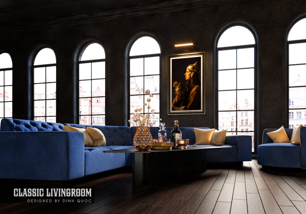 Livingroom Scene Sketchup  by Nguyen Dinh Quoc 1