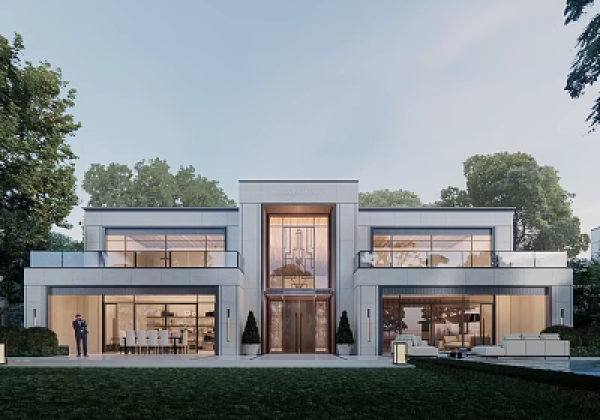 European style villa