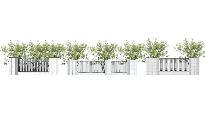 Urban landscape library, Trees 
