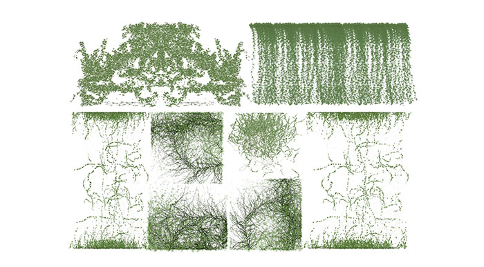 Urban landscape library, Trees 