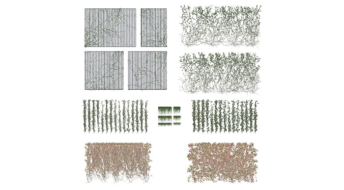 Urban landscape library, Trees 
