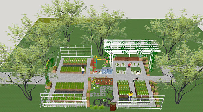 Urban landscape library, Trees 