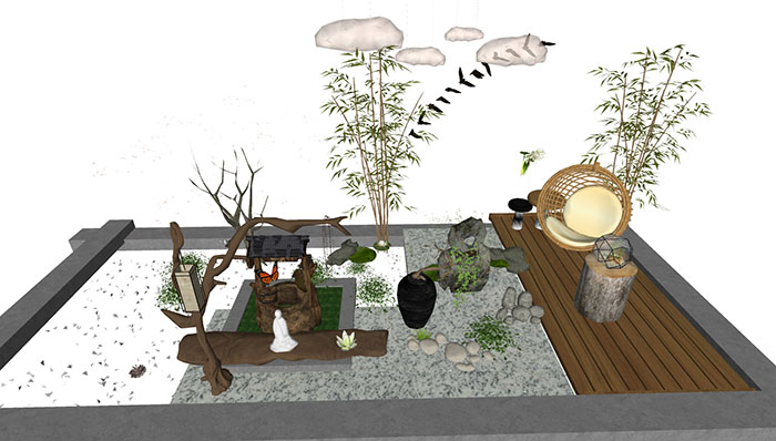 Urban landscape library, Trees 