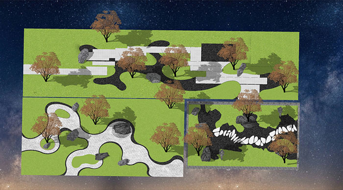 Street design, Urban landscape library, Trees 