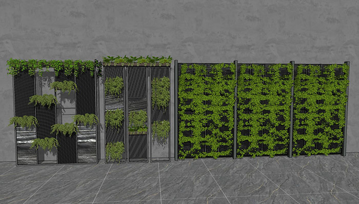 Urban landscape library, Trees 