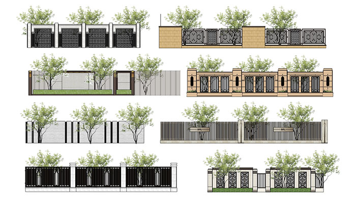 Urban landscape library, Trees 