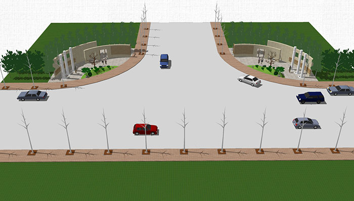 Street design, Urban landscape library