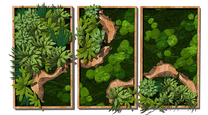 Urban landscape library, Trees 